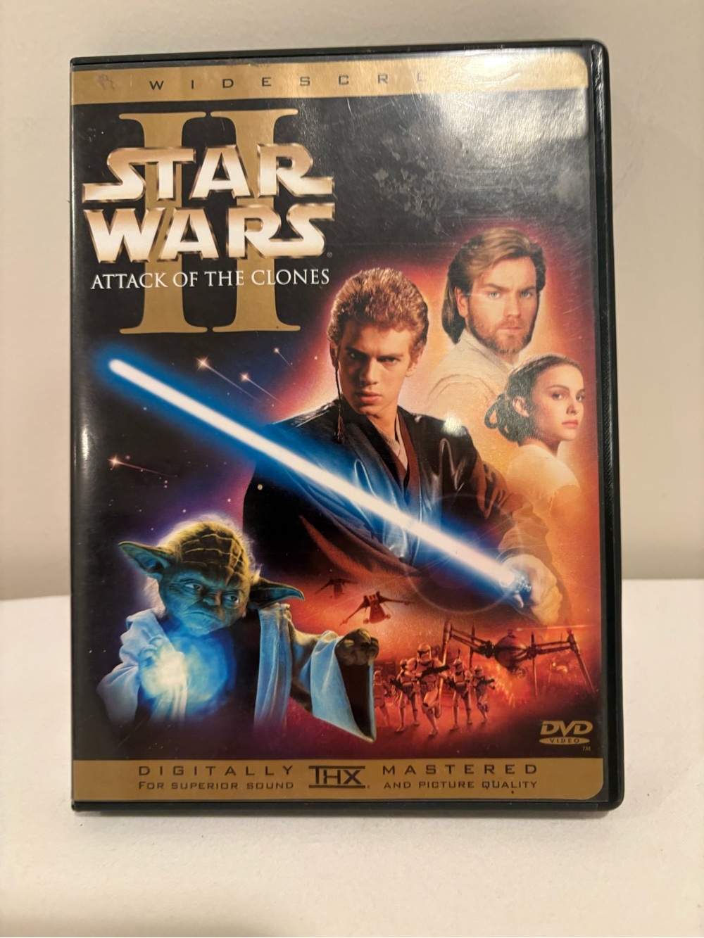 Star Wars DVD Cover — Black, Blue, Gold Artwork